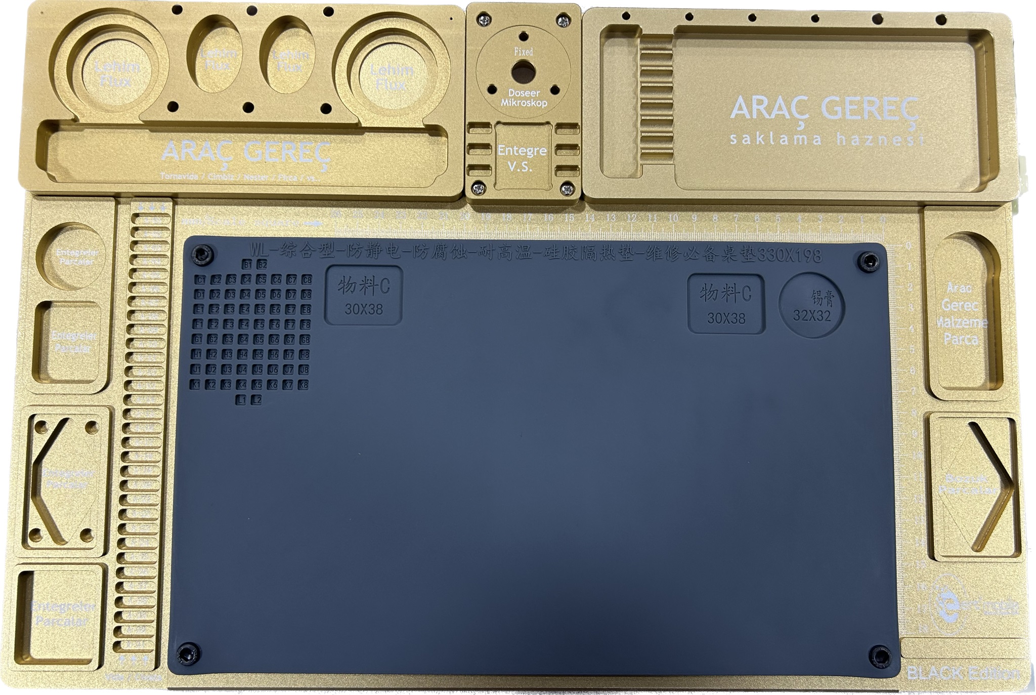 Mikroskop Metal Çal??ma Tablas?